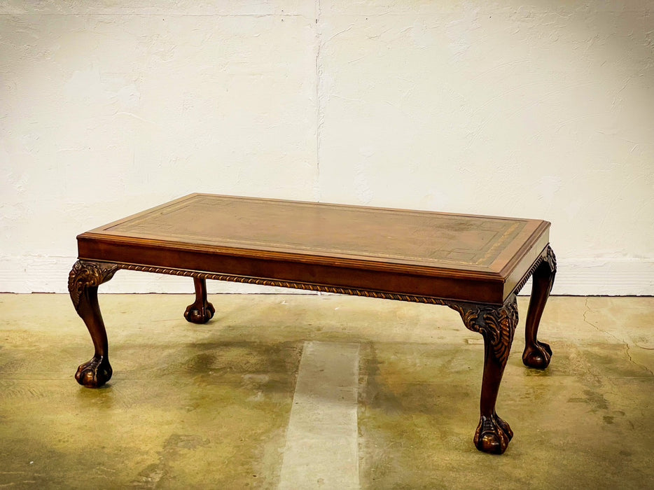 レザートップコーヒーテーブルc33